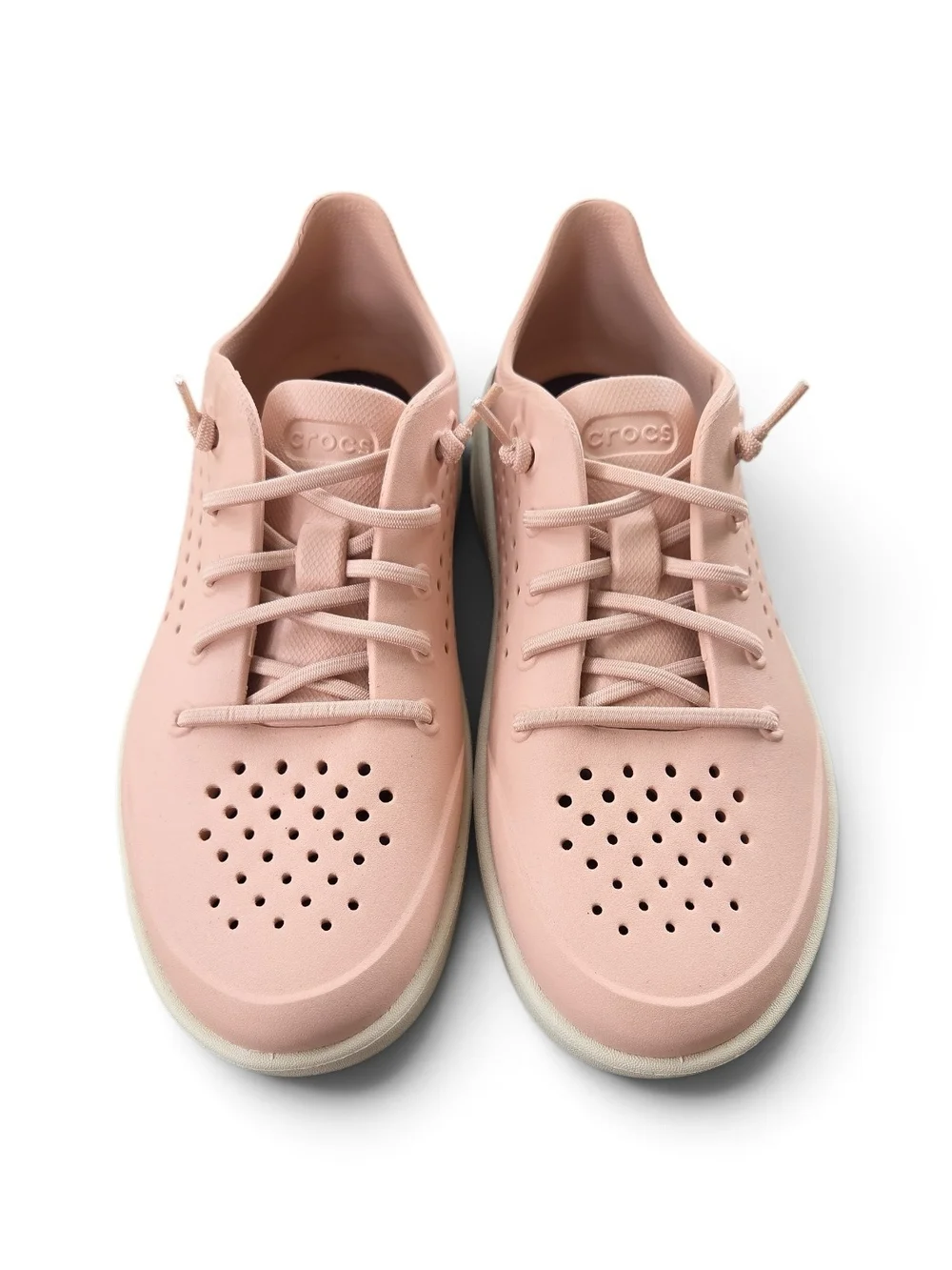 CROCS Women's InMotion LiteRide Heel Block Pacer Pink Caramel Size 9